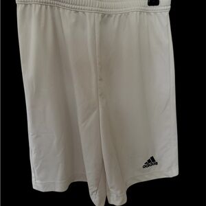 Adidas White Athletic Shorts